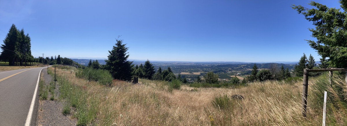 Willamette Valley from Mountain Top Road Willamette Valley from Mountain Top Road